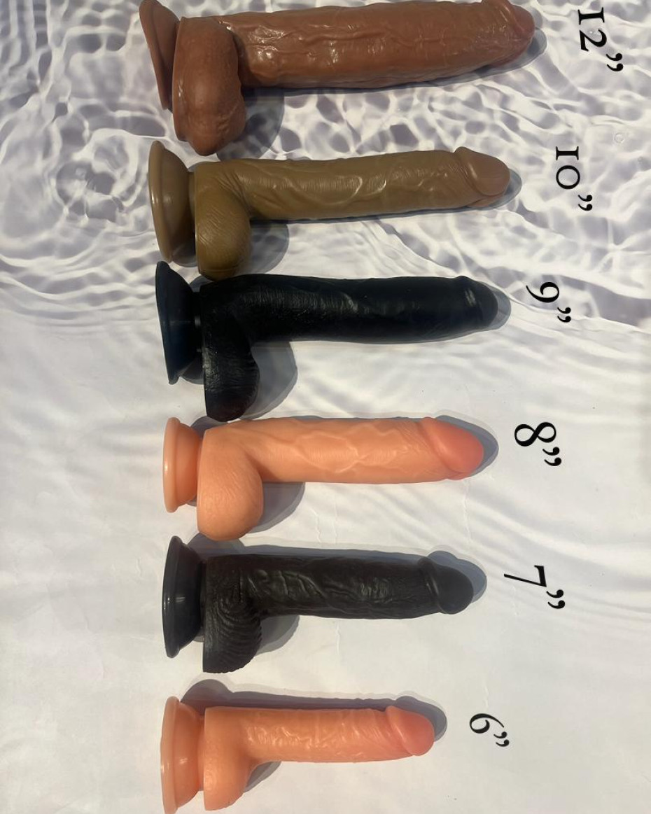 Real Feel Non Vibrating Dildo – Soft, Flexible Suction Base Dildo