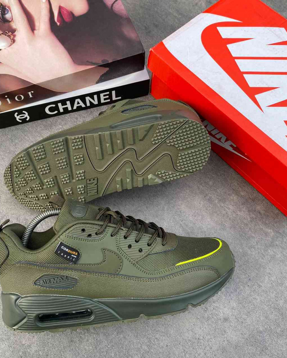 air max 90 cargo khaki on feet